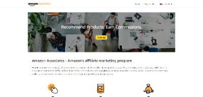 Amazon associates page